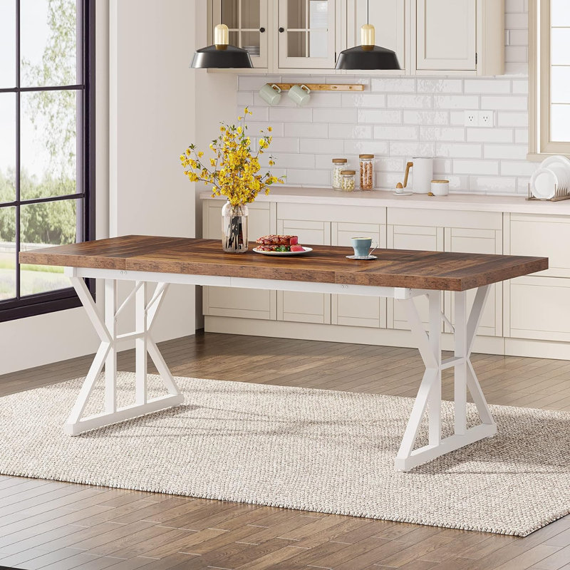 Galatea Metal Base Dining Table, Black