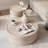 Minimalist Round Fiberglass Coffee Table-158413879