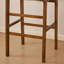 Ensemble de 8 chaises d'appoint à dossier beige et brun noisette-1601522755