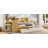 L-Shape Wooden Daybed with Storage Cabinets, Study Desk, and Built-in Bookshelf for Space-Saving Functionality.-1006500414-1006500409