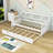 Daybed Wood Bed with Trundle-626838707-626838706