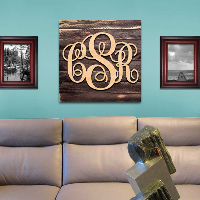 Handmade Rustic Wall Decor, Yes, Cashmere, 24" H x 18" W