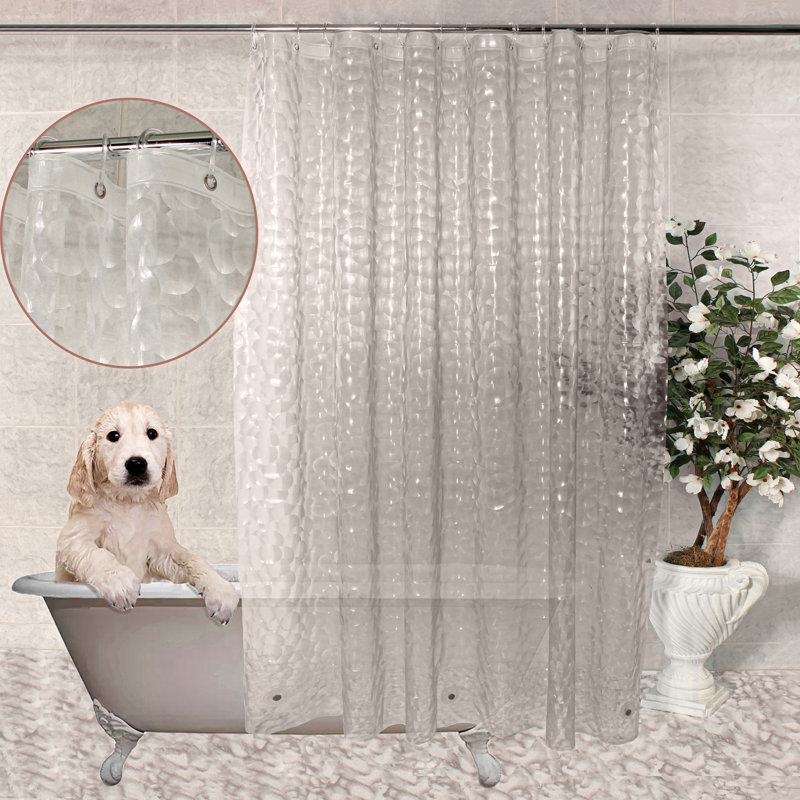 Doublure de rideau de douche PEVA, Transparent
