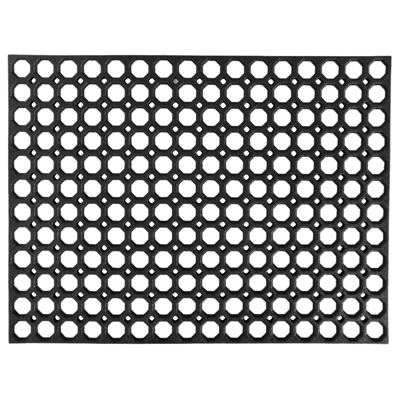 Ranite Non-Slip Geometric Doormat, 80cm W x 60cm H