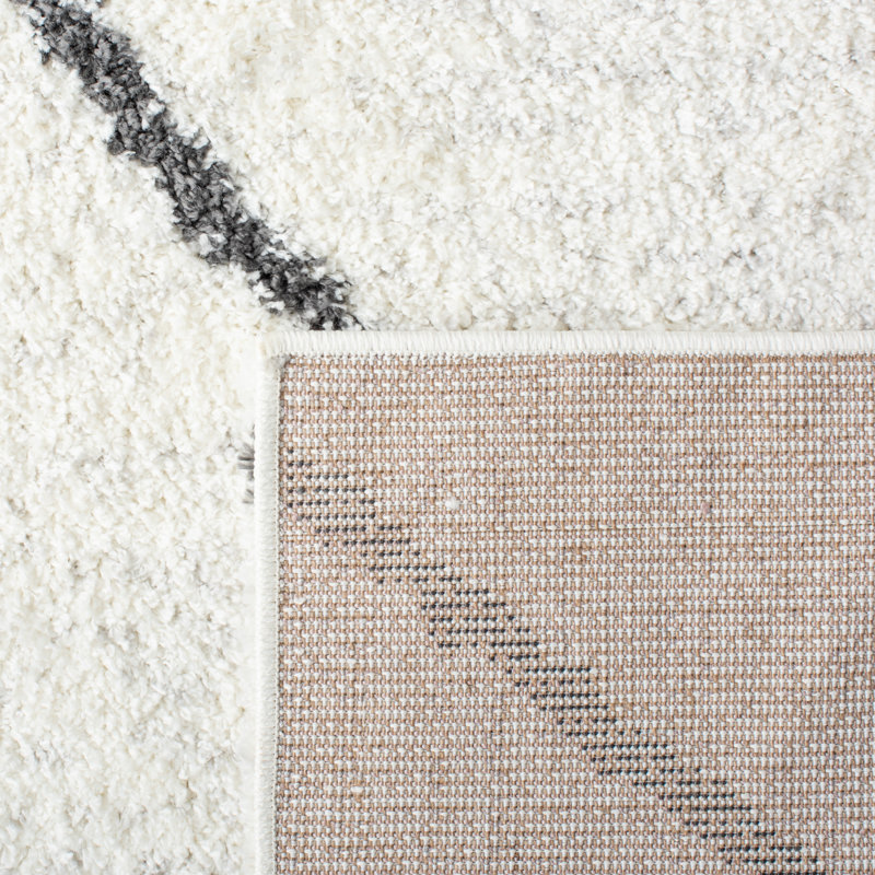 Tapis à poils longs Poynter, Carré 6 pi 7 po