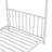 Twin Size Metal House Platform Bed, White-185369741