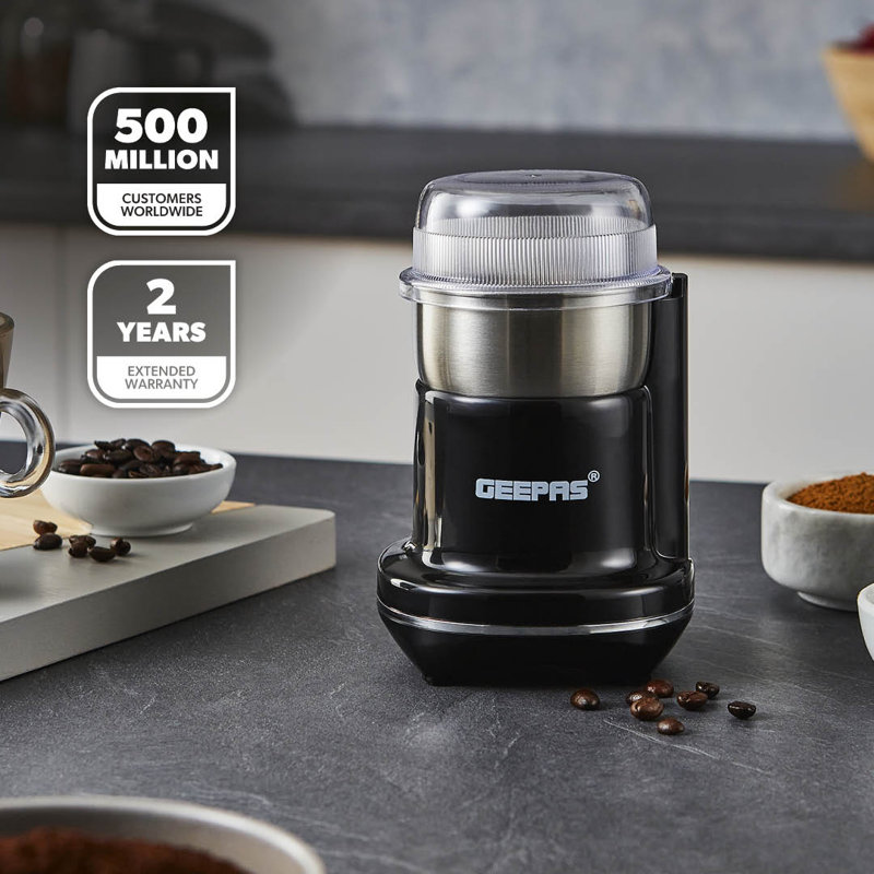 Geepas Stainless Steel Electric Blade Coffee Grinder