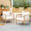 Fauteuil club d'extérieur en bois d'acacia-1841493504