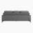 Naseim 89" Modern & Contemporary Top Grain Leather Sofa with Seating Surfaces, High-Density Foam Seat Cushions-912944142