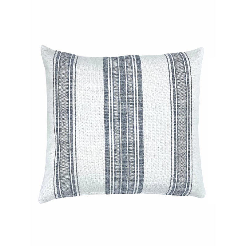 Oreiller, Mélange de duvet / bourre écologique, Blanc / Gris, 20 po x 20 po