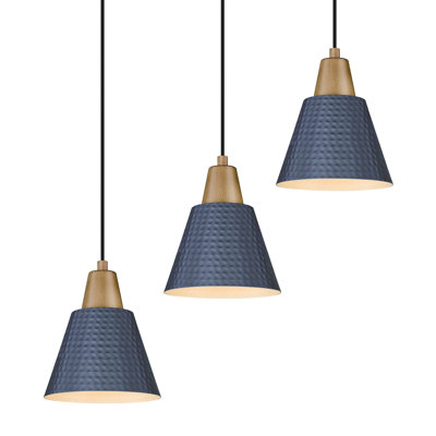 Luminaire suspendu conique 1 lumière Commodore