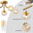 Keari Glass Semi Flush Mount