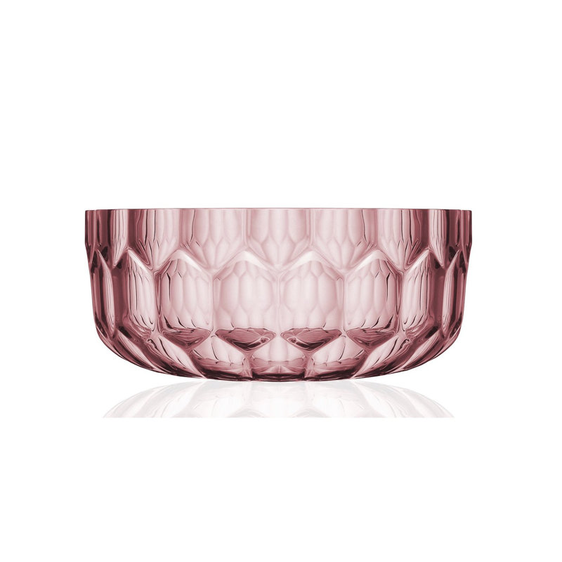 Jellies Transparent Or Mass-dyed Thermoplastic Technopolymer Bowl, Pink