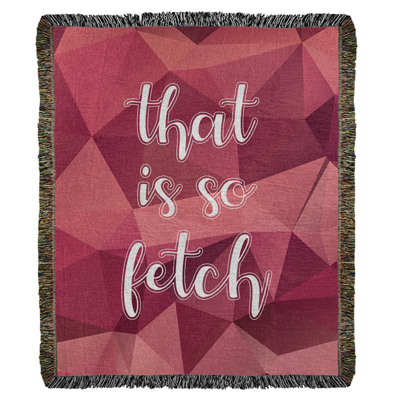 Hand Woven Throw Blanket, 52" L x 37" W