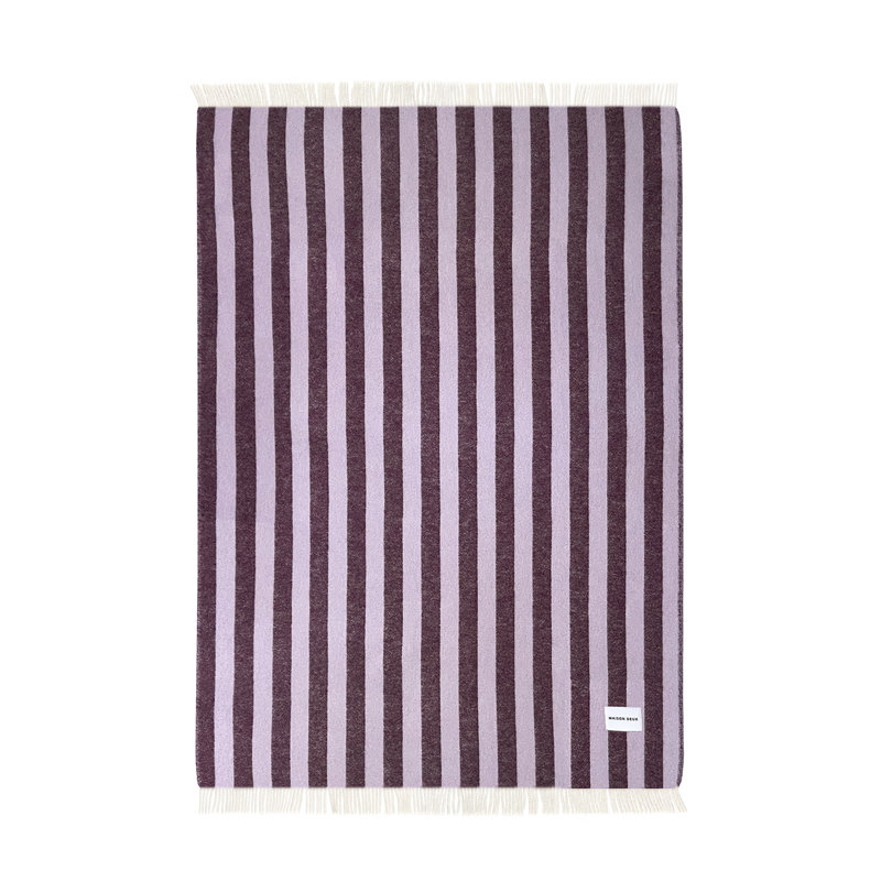 Maison Deux Blanket, Lilac/Aubergine
