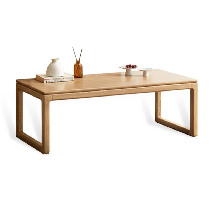 Table basse Burlywood, H 16,54 po x L 47,24 po x l 22,05 po