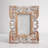 Khloe Whitewashed Brown Wood Embossed Picture Frame