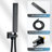 14" ADA Safety Grab Bar Shower System with 10-Inch Rain Shower and Handheld Spray