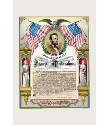 " Emancipation Proclamation " by Strobridge