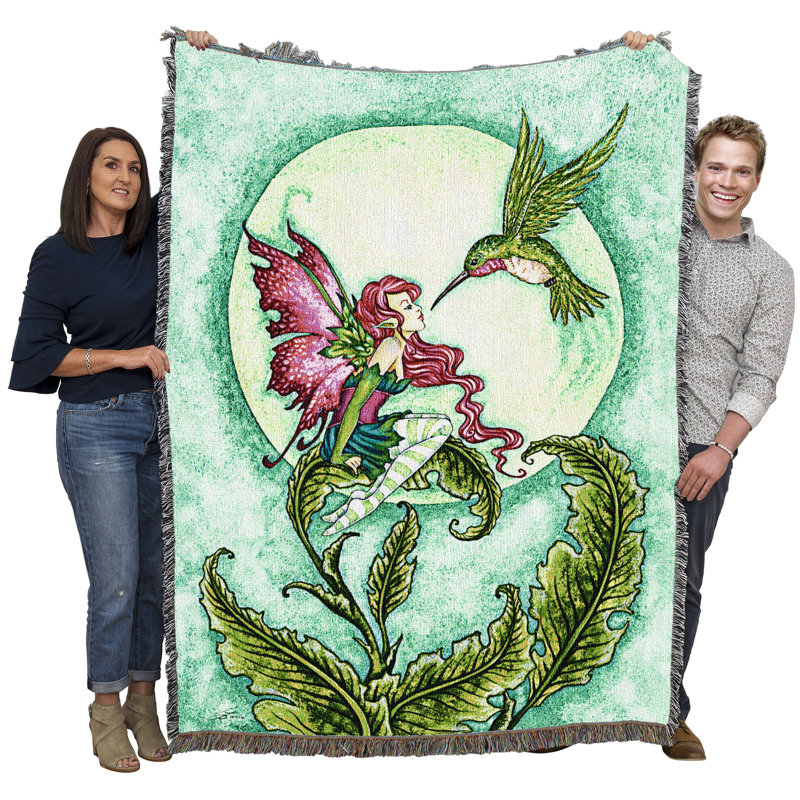 Couverture Pure Country Weavers Fliring Fairy and Hummingbird par Amy Brown