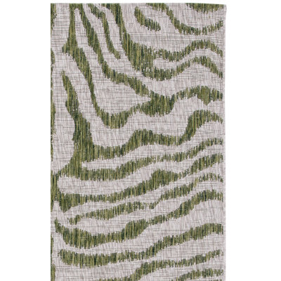 Tapis d'intérieur / extérieur à imprimé animal Aviyanna
