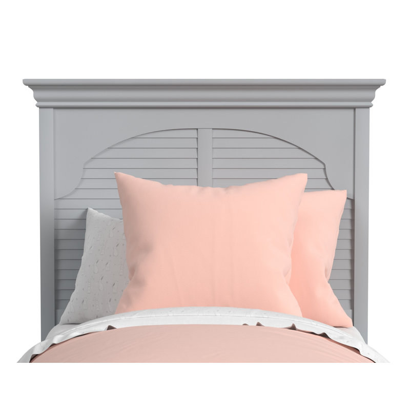 Tête de lit Crawfordville, Simple, Gris tourterelle