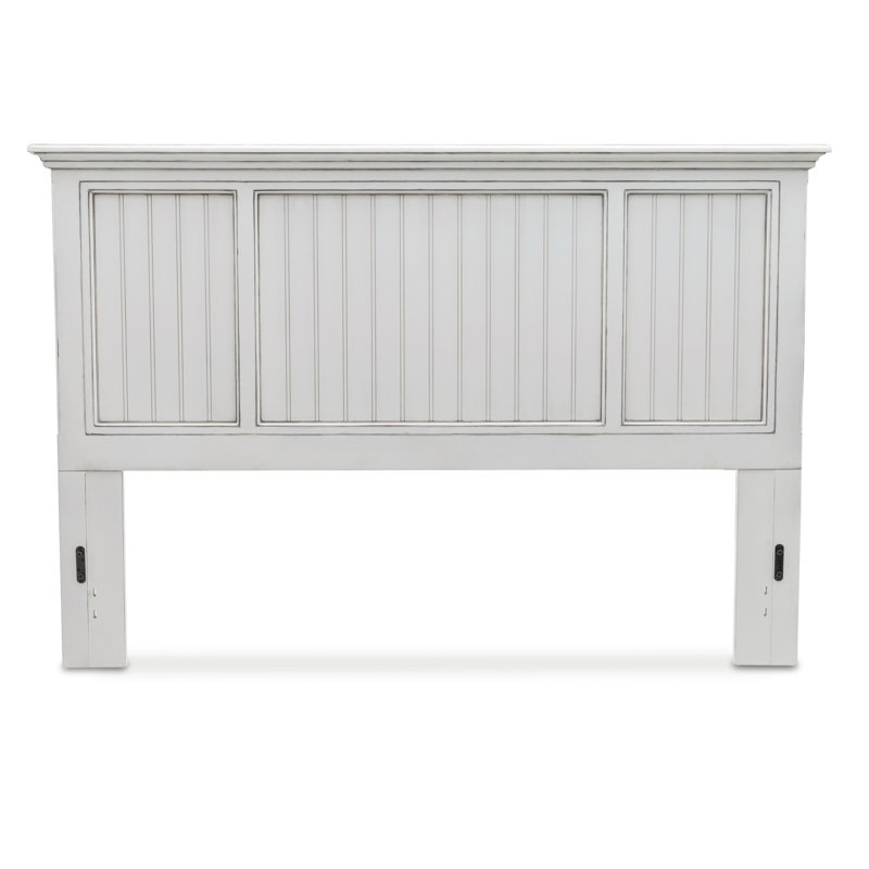 Kolya - Solid Wood Headboard - King - Blanc Finish, White, King