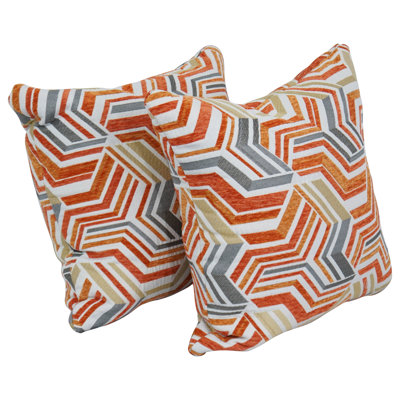 Geometric Reversible Throw Pillow
