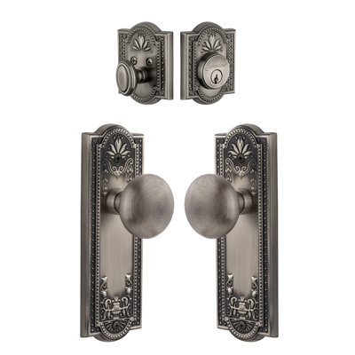 Parthenon Complete Entry Knob Set with Deadbolt