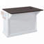 Îlot de cuisine avec abattant, prise de courant, 4 tablettes de porte-363244225
