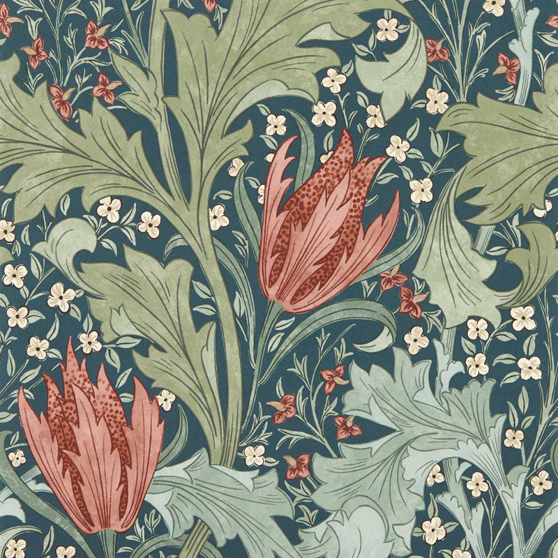 Lent Lily, Indigo/Madder
