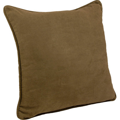Jacquard Square Microsuede Pillow Cover & Insert