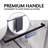 56” - 60" W x 77” H Double Sliding Frameless Glass Shower Doors |3/8" (10 mm) Thickened Clear Tempered Glass | Easy Clean Coating | Durable Stainless-Steel Hardware | Leak-Proof Precision-100146555-132127822