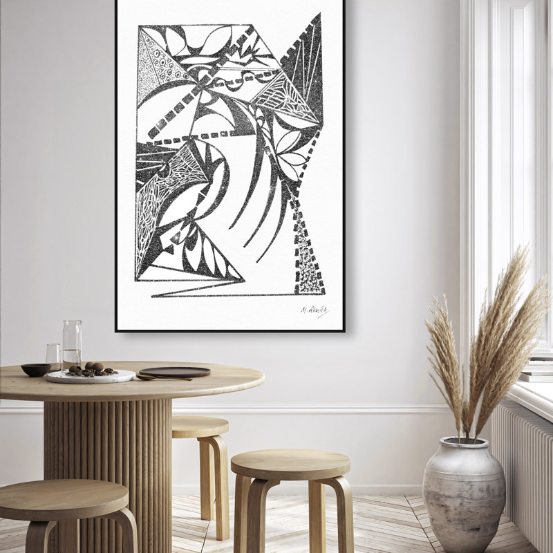 Manuel Roman - Warrior In Armor Print by Oliver Gal, 37"H x 31"W, Black Floater Frame