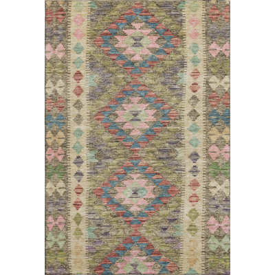 Premium Machine Washable Barry AMF1226 Global Rug