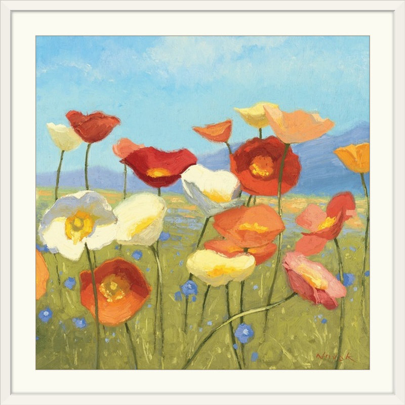 « ii » par shirley novak, reproduction d’art Springtime Meadow, H 35 po x l 35 po x P 1,5 po, Toile