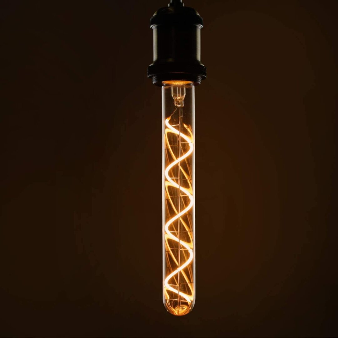 LED Edison Glühbirne E27 in Röhrenform 225mm Goldfarbe tube Warmweiß