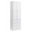 Tall Storage Cabinet with Three Drawers for Bathroom/Office, White