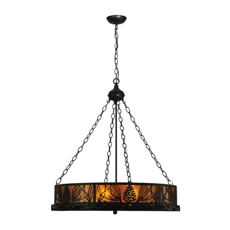 Mountain Pine 8 - Light Chandelier, 39" H x 48" W x 48" D