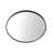 24"  Large Round Black Circular Mirror