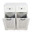 Armoire à paniers à linge inclinable pour salle de bain