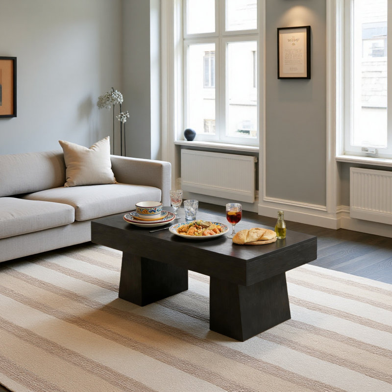 Wooden Coffee Table,Rectangular Greeting Table,Center Table