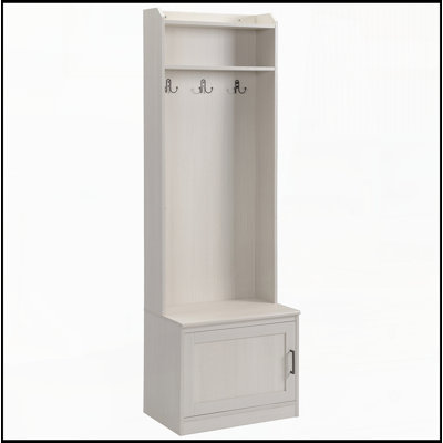 Hall Tree with Shoe Storage Bench, Entryway Bench with Coat Rack
