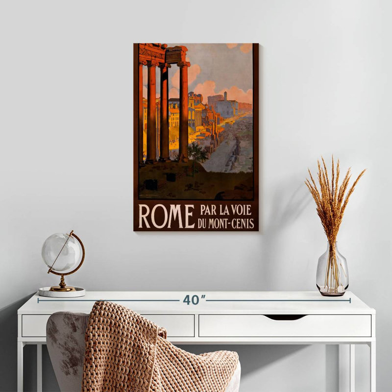 Aime See Rome, 24" H x 16" W