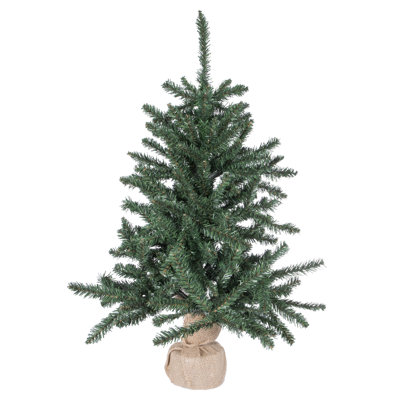 Arbre de Noël artificiel pin vert 2,5 pi avec base Anoka