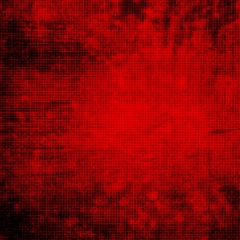 Abstract Red Background by Dziewul - Wrapped Canvas Print, 30cm H x 30cm W