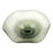 16" Inmar Green Glass Bowl