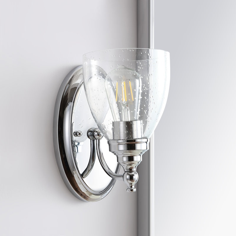 Winkleman Metal/Glass LED Vanity, Chrome, 1