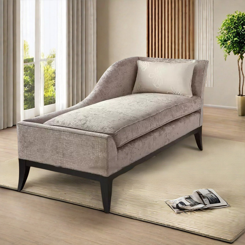 Chaise en bois massif Exquise, Orienté à droite, Kaki