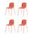 Holi Stacking Perforated Side Chair-95376543